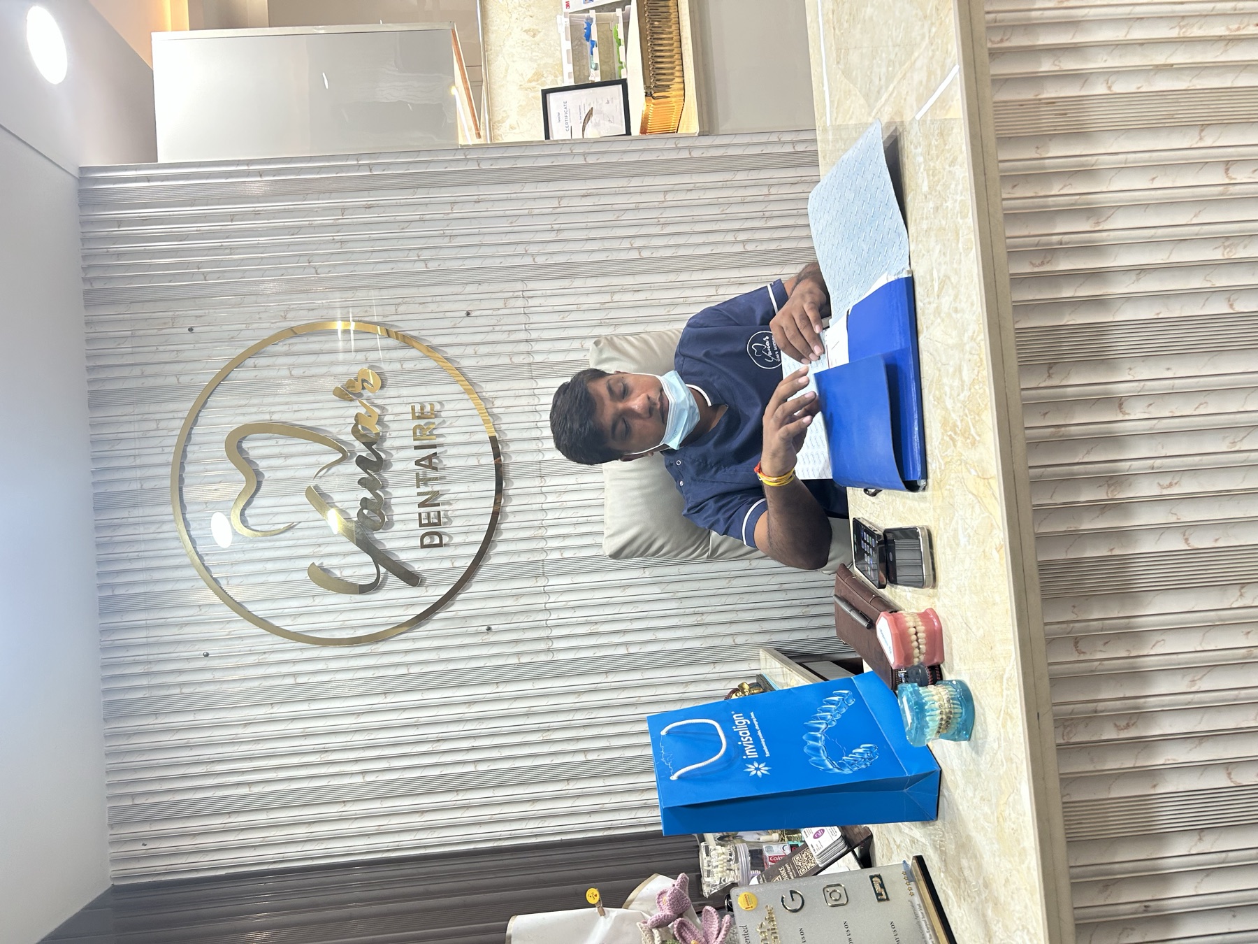 Our team at work